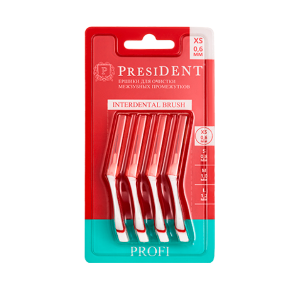 ёршики межзубные PRESIDENT PROFI XS арт.401303
