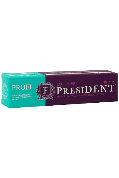Зубная паста PRESIDENT®PROFI Exclusive 50мл